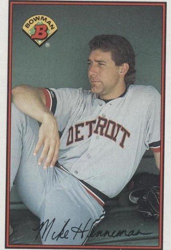【マックスダウマン】 Mike Henneman 1989 Bowman #98 NR MNT or BETTER Set-Break | eBay