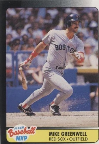 1990 Fleer Baseball MVP - Mike Greenwell #13