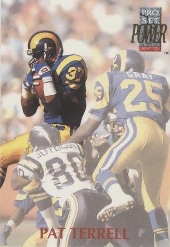 1992 Pro Set Power Pat Terrell #37