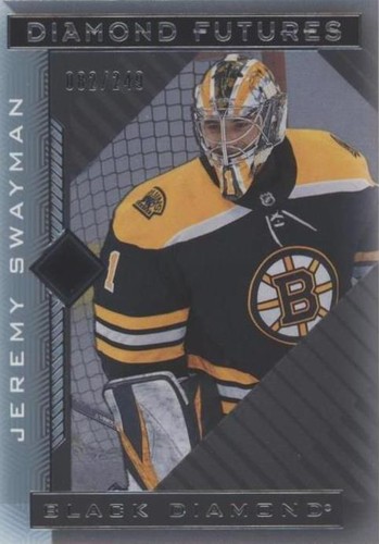 2021-22 Upper Deck Black Diamond - Jeremy Swayman #BDF-JS