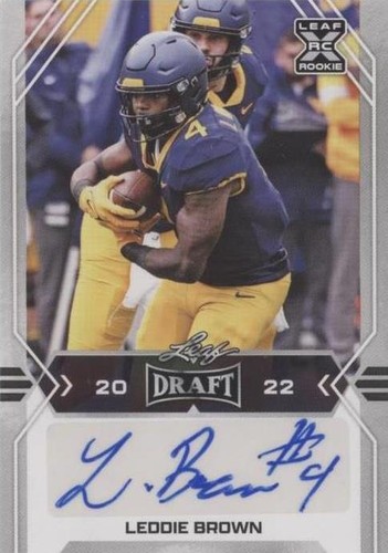 2022 Leaf Draft Leddie Brown #BA-LB1