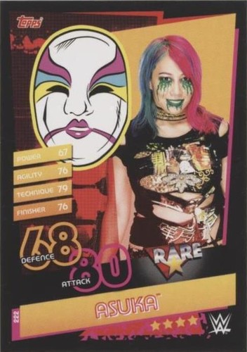 2020 Topps WWE Slam Attax Reloaded - Asuka #222