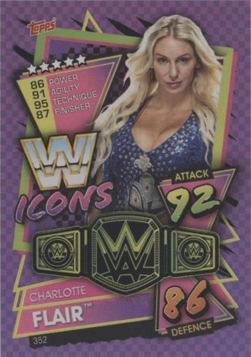 シャーロット・フレアー 直筆サインカード /50 charlotte flair
