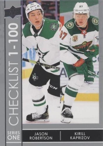 2021-22 Upper Deck Series 1 - Jason Robertson Kirill Kaprizov #199