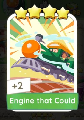 Engine That Could - Monoply Go Sticker Fast Sending!!