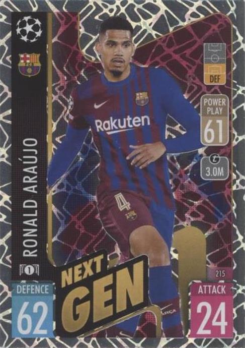 2021-22 Topps Match Attax UCL Ronald Araujo #215
