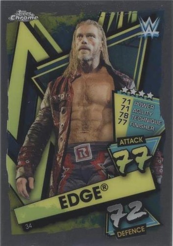 2021 Topps Chrome WWE Slam Attax - Edge #34