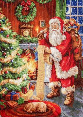 Santa Claus B578L Luca-S Counted Cross-Stitch Kit