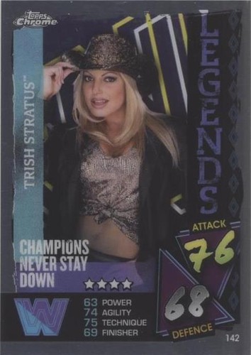 2021 Topps Chrome WWE Slam Attax - Trish Stratus #142