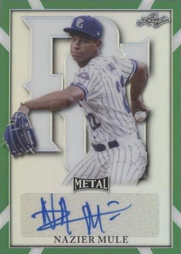2021 Leaf Perfect Game All-American Classic - Nazier Mule #BA-NM1