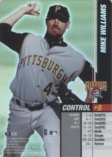 2003 MLB Showdown - Mike Williams #241