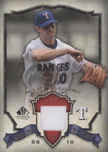 2008 SP Legendary Cuts - Michael Young #DH-MY