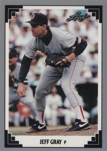 1991 Leaf - Jeff Gray #356