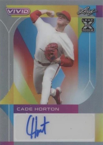 2022 Leaf Vivid - Cade Horton #BA-CH1