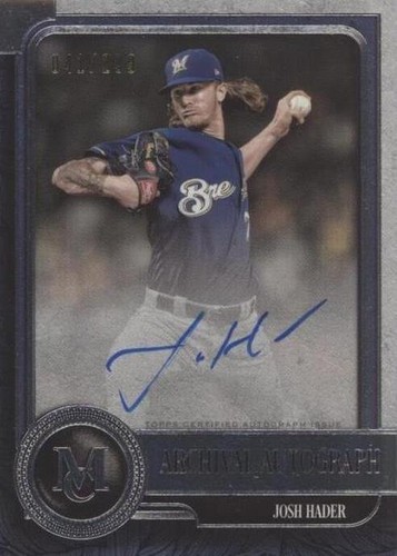 2019 Topps Museum Collection - Josh Hader #AA-JHA