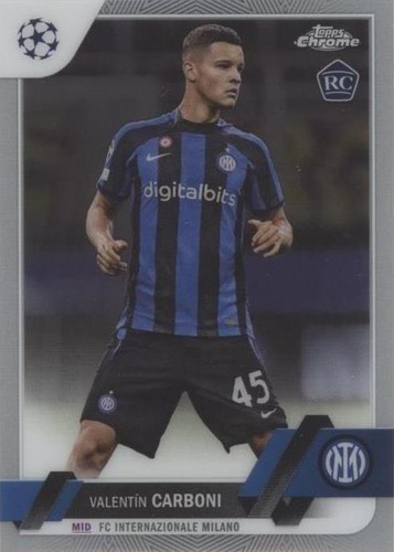 2022-23 Topps Chrome UEFA Club Competitions Valentin Carboni #6