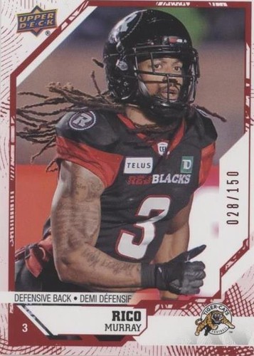 2019 Upper Deck CFL Rico Murray #123