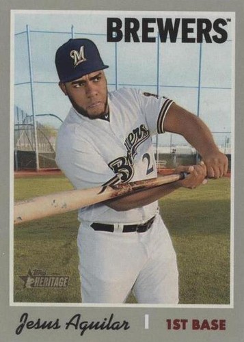 2019 Topps Heritage - Jesus Aguilar #476