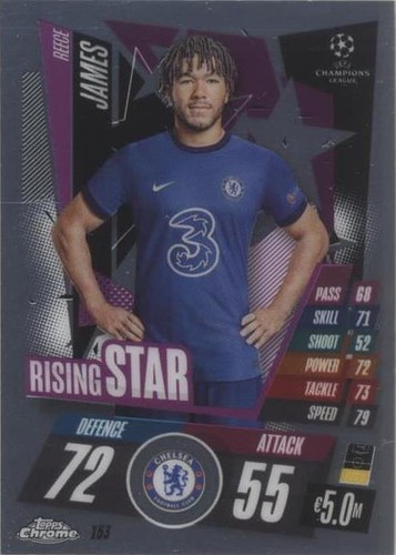 2020-21 Topps Chrome Match Attax UCL Reece James #153
