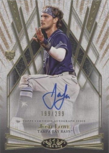 2022 Topps Tier One - Josh Lowe #BOA-JL