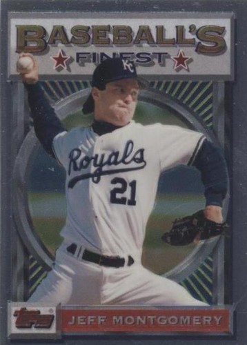 1993 Topps Finest - Jeff Montgomery #42