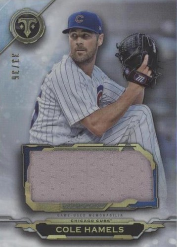 2019 Topps Triple Threads - Cole Hamels #SJR-CH1