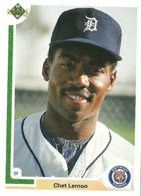 CHET LEMON DETROIT TIGERS #389 - UPPER DECK NM-MT 1991 | eBay