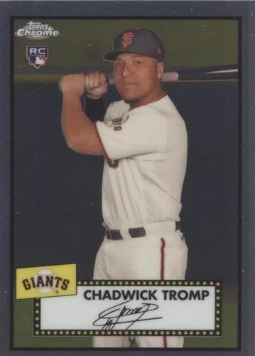 2021 Topps Heritage Chrome Refractor Chadwick Tromp RC 144