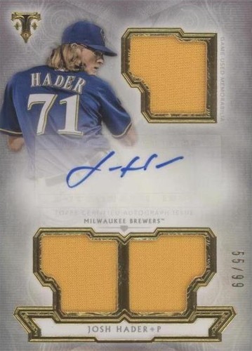 2018 Topps Triple Threads - Josh Hader #RFPAR-JH