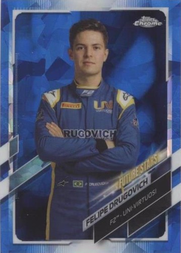 2021 Topps Chrome Sapphire Edition Formula 1 - Felipe Drugovich #60
