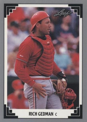 1991 Leaf - Rich Gedman #418