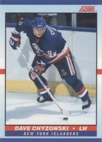 1990-91 Score Young Superstars - Dave Chyzowski #12