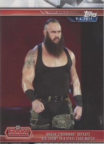 Braun Strowman Trading Cards
