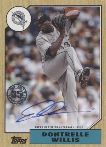 2022 Topps Series 1 - Dontrelle Willis #87BA-DWI