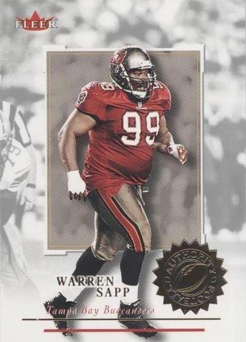 2001 Fleer Authority Warren Sapp #61