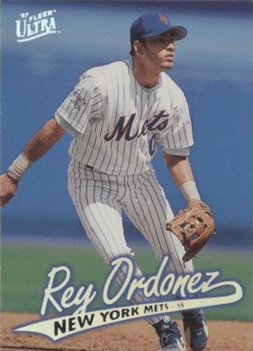 2) 1996 Rey Ordonez Rookie Fleer Ultra #514 & U.D. #429 Mets