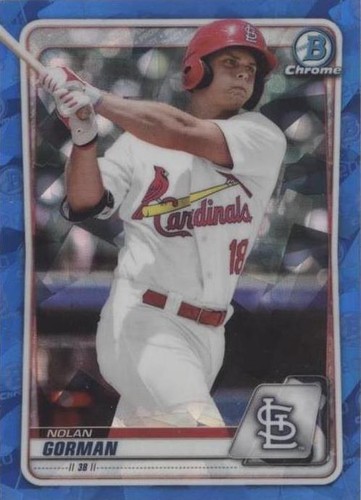 2020 Bowman Chrome Sapphire Edition - Nolan Gorman #BCP-66