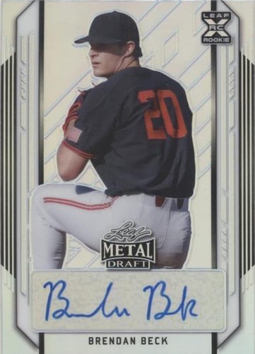 2021 Leaf Metal Draft - Brendan Beck #BA-BB2