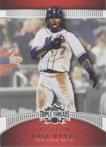 2010 Topps Triple Threads - Jose Reyes #11