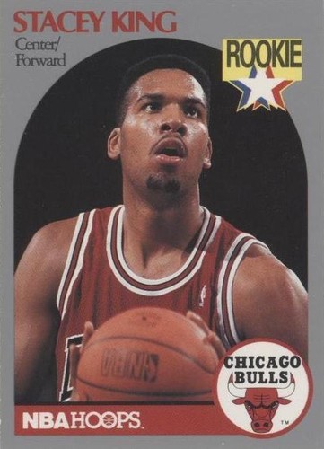 1990-91 NBA Hoops Stacey King Rookie . Chicago Bulls #66 | eBay