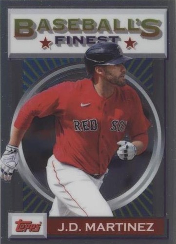 2020 Topps Finest Flashbacks - J.D. Martinez #21