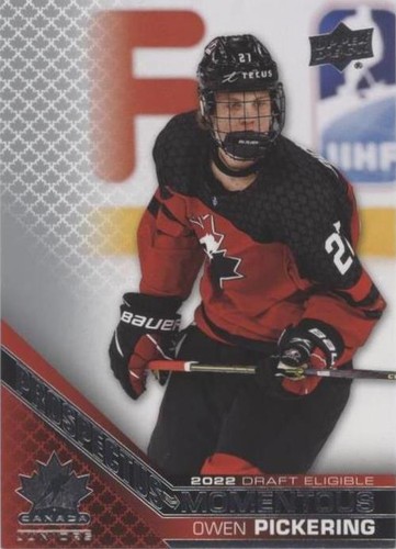 2022 Upper Deck Team Canada Juniors - Owen Pickering #PM-35