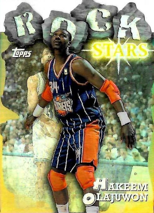 その他 star85 akeem olajuwon RC!!! 1984-85 Star #237 Hakeem Olajuwon Rare Centered True Rookie
