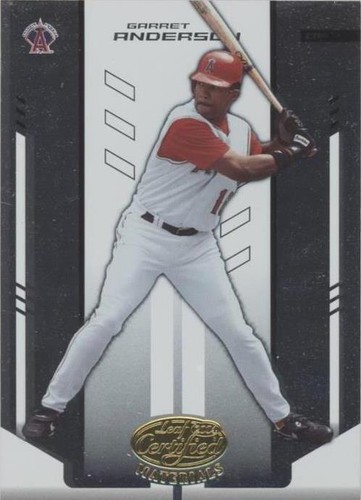 2004 Leaf Certified Materials - Garret Anderson #65