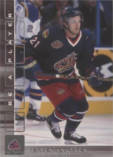 2001-02 In the Game Be A Player Memorabilia - Espen Knutsen #258