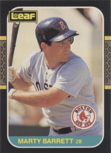 1987 Leaf Canadian - Marty Barrett #165