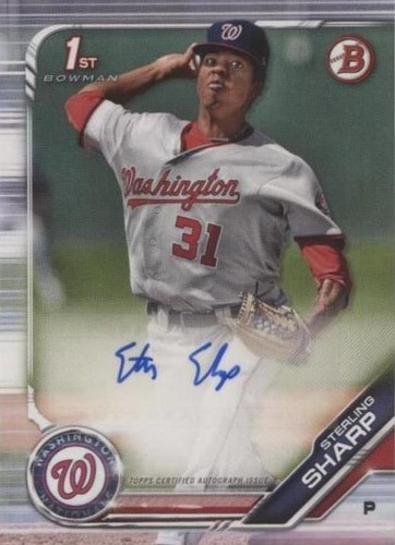 2019 Bowman - Sterling Sharp #PA-SS