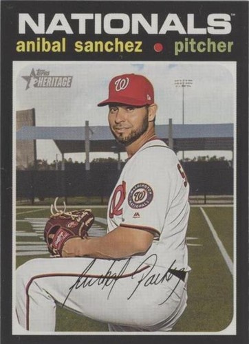 2020 Topps Heritage - Anibal Sanchez #15
