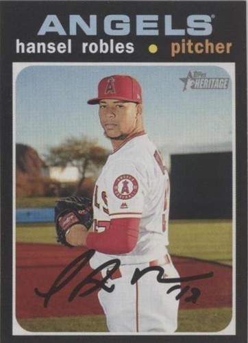2020 Topps Heritage - Hansel Robles #375