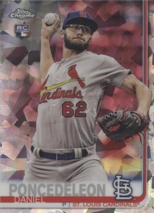 2019 Topps Chrome Sapphire Edition - Daniel Poncedeleon #140